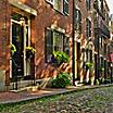 Historic Acorn Street, Boston, Massachusetts
