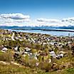 Panoramic view of buildings in Molde, Norway